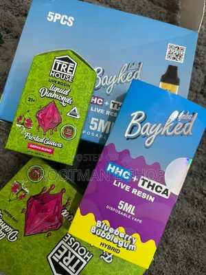 Bayked Labs HHC + Thca Live Resin 5ml Disposable Vapes