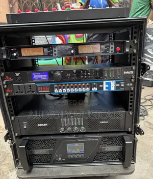 Full Set of Amplified Rack With Yamaha 4- Channel Amplifier, Ashly