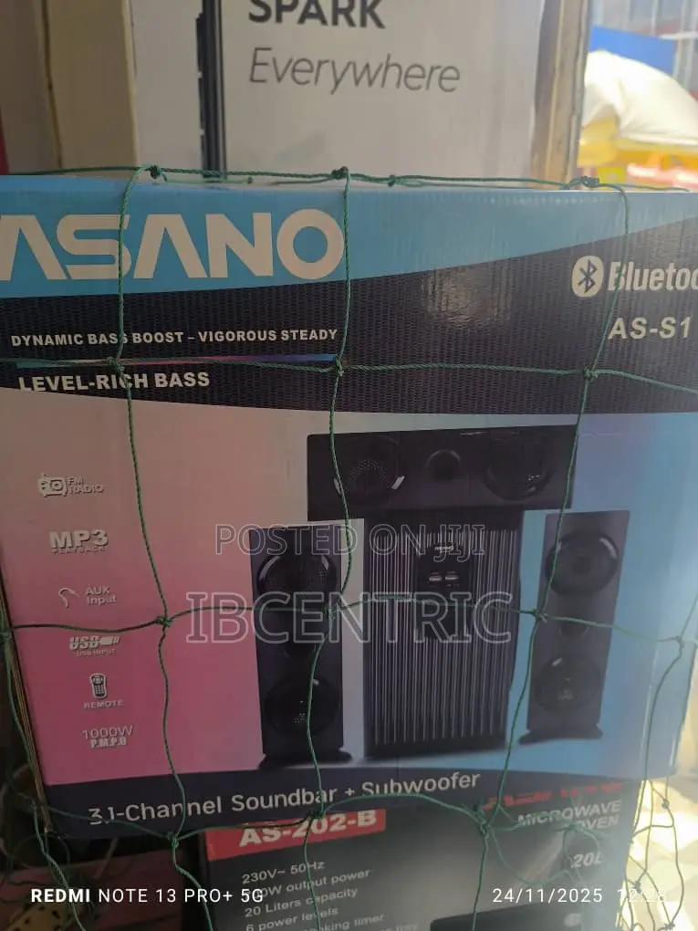 Asano Soundbar +Sub Woofer