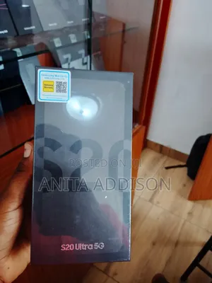 New Samsung Galaxy S20 Ultra 128 GB Black