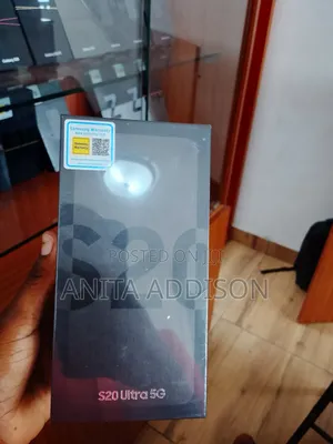 New Samsung Galaxy S20 Ultra 128 GB Black
