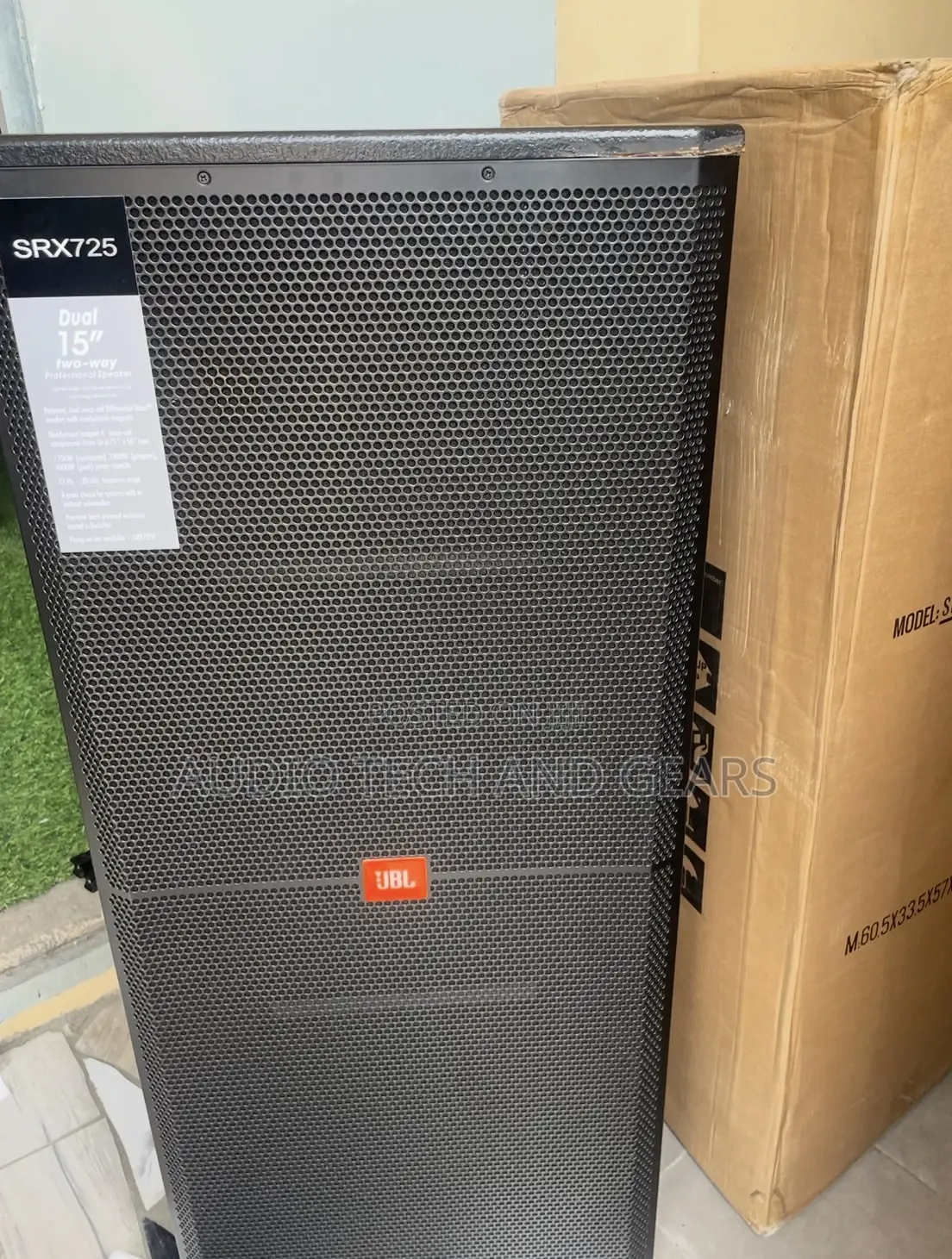 JBL Srx725 Full Range Speakers (Pair)