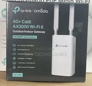 Tp Link Omada 4g+ Cat6 Ax3000 Wi-Fi 6 Outdoor/Indoor Gateway