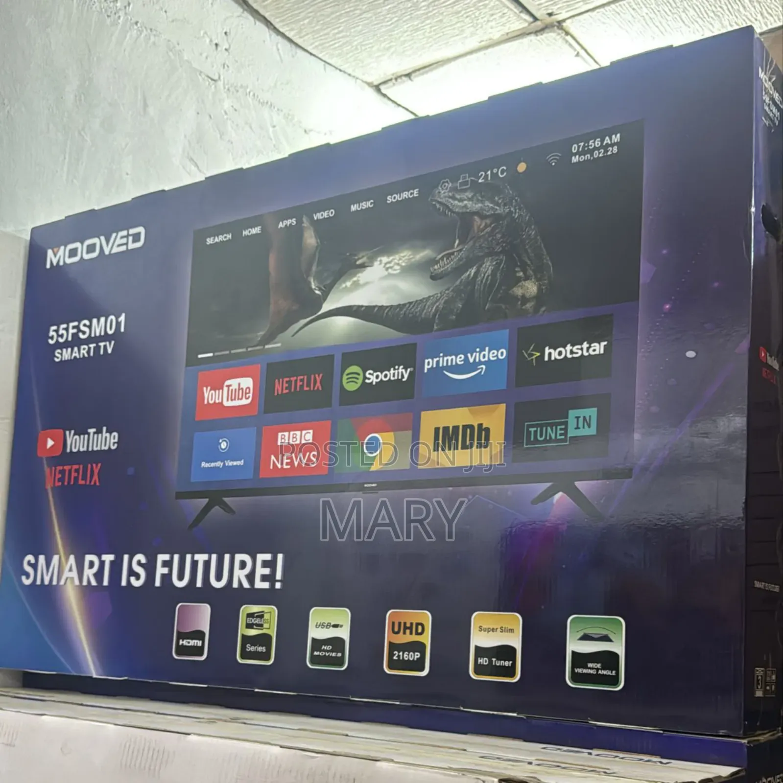 TCL and Mooved Smart TVS 43 and 50 Inches