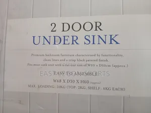 2 Door Under Sink Shelf