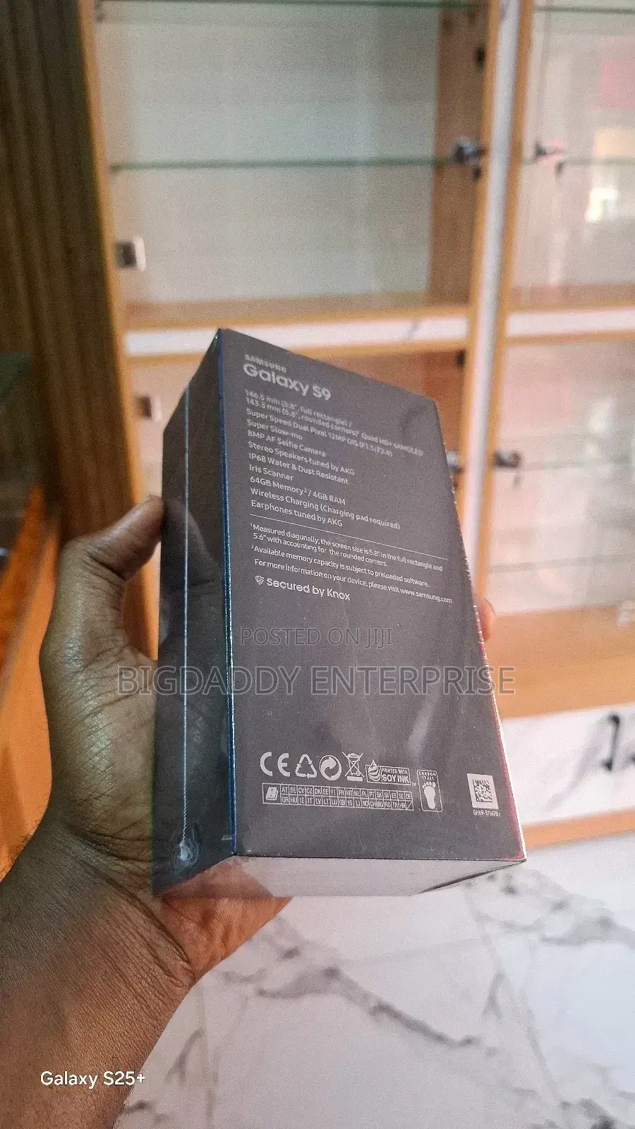 New Samsung Galaxy S9 256 GB Black