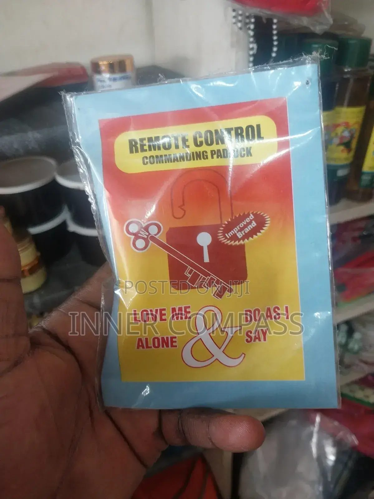 Remote Control Commanding Padlock Love Me Alone Do as I Say