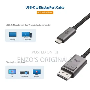 Usb-c To Dp Type-c To Display Port 4k @ 300hz Display Cable Original