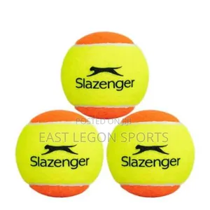 Tennis Balls Advantage Slazenger X 3 Orange Green Soft
