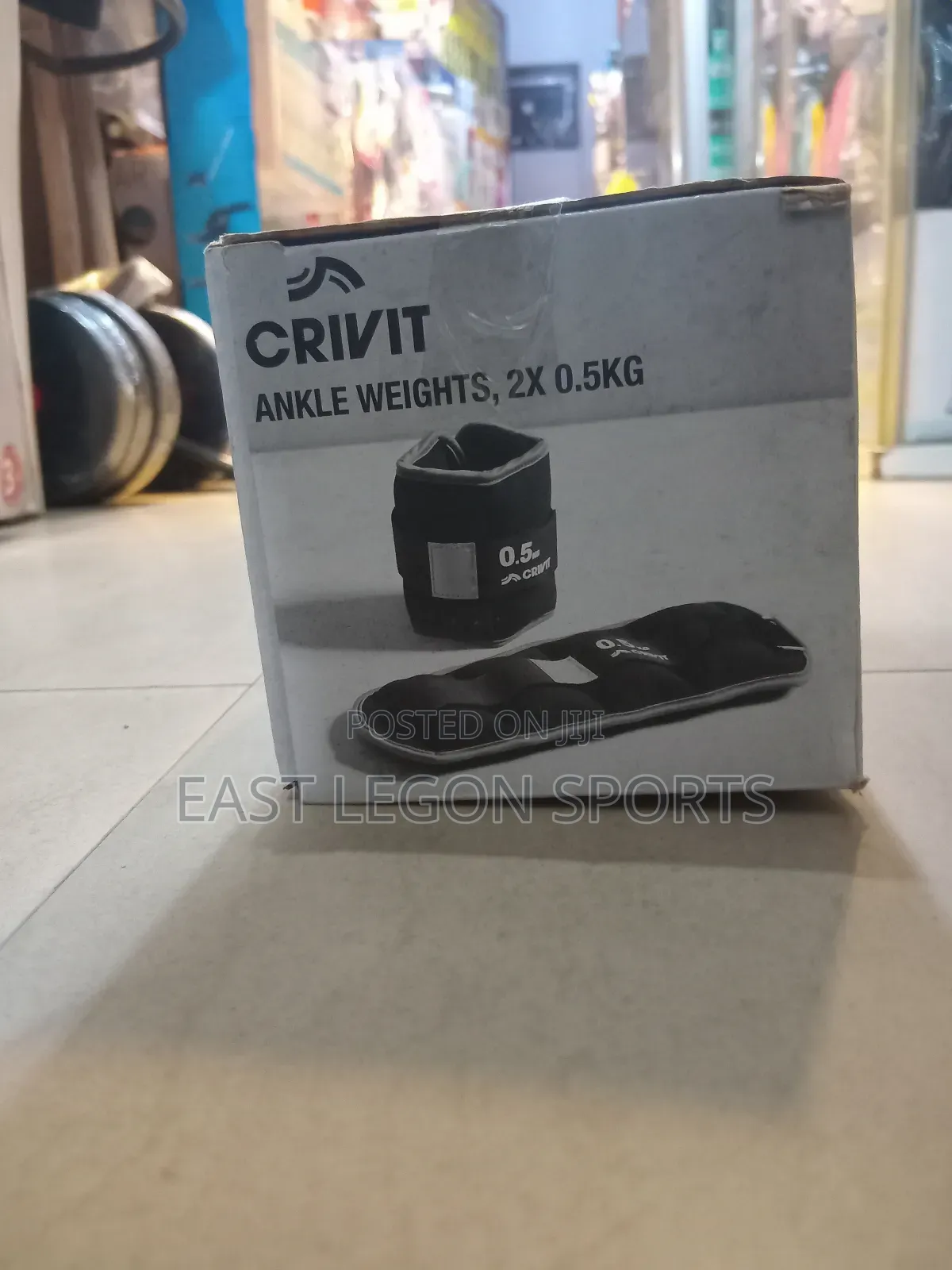 Crivit Ankle and Wrist Weights 2×0.5kg