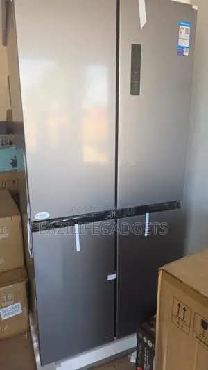 Midea 500 Litres 4 Doors French Door Top Fridge And Down Freezer