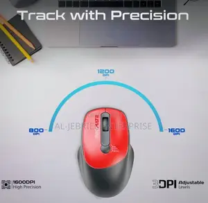 Wireless Promate Mouse (Red)