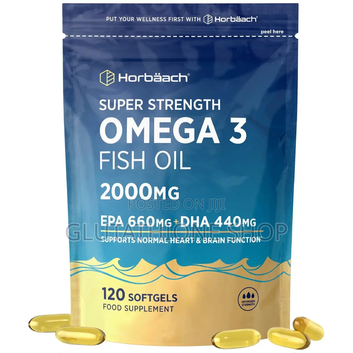 Horbaach Omega-3 Fish Oil Supplements