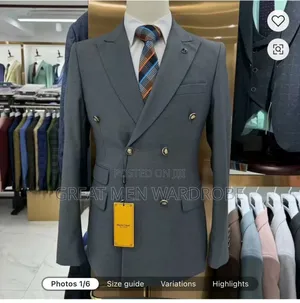 Slim Fit Breasted Suit.