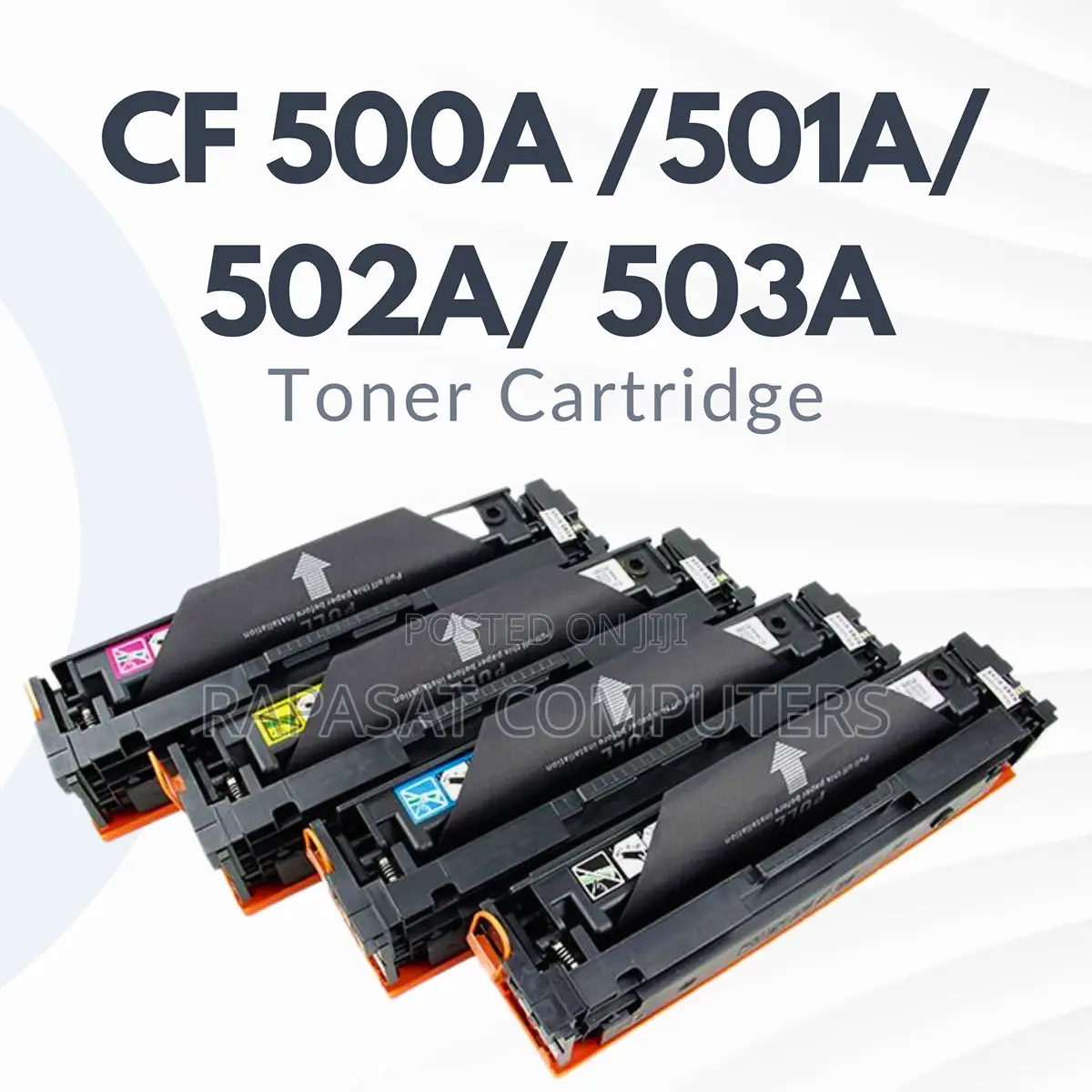 Cmyk Cf500a/501a/502a/503a Toner Cartridge - ₵250 Per Color