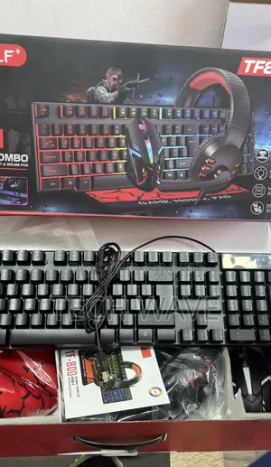 Gaming Combo 4in1 Tf800 Keyboard, Mouse, Mouse Pad, Headset