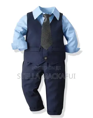 Executive 4pcs Suit Set For 1-7yrs Only..