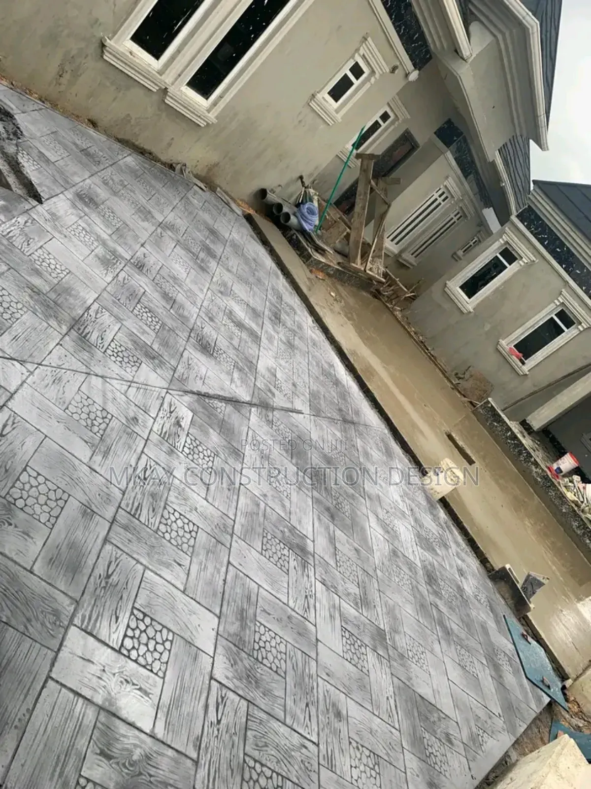 Mkay Designers. Chemical Concrete Stamping