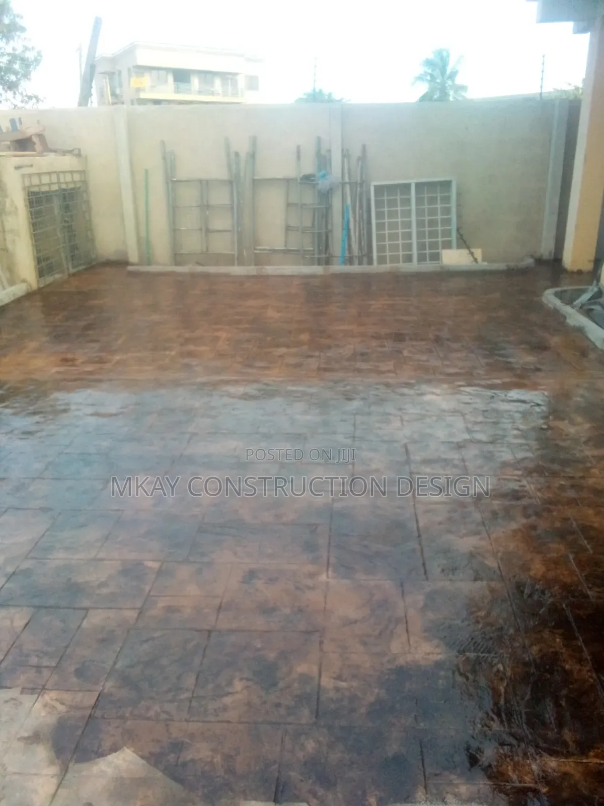 Mkay Designers. Chemical Concrete Stamping