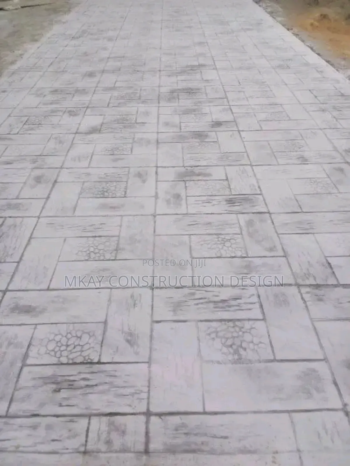 Mkay Designers. Chemical Concrete Stamping