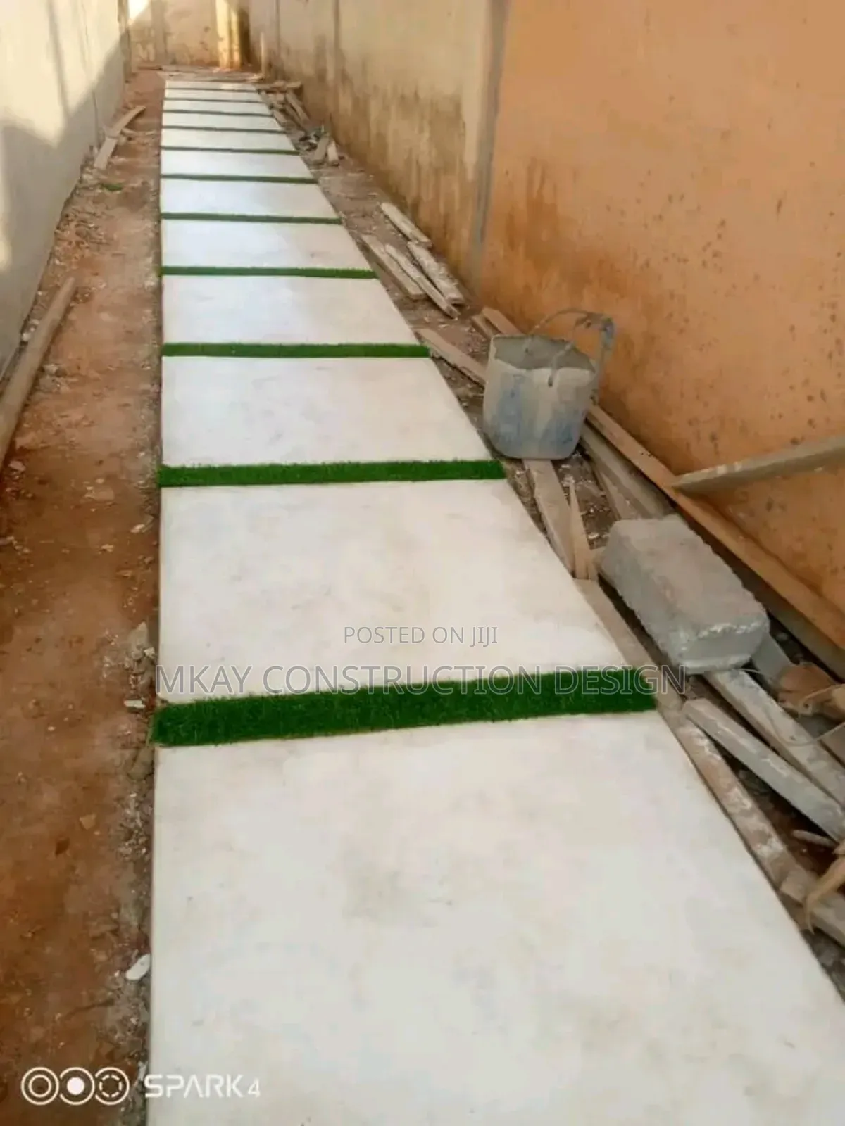 Mkay Designers. Chemical Concrete Stamping