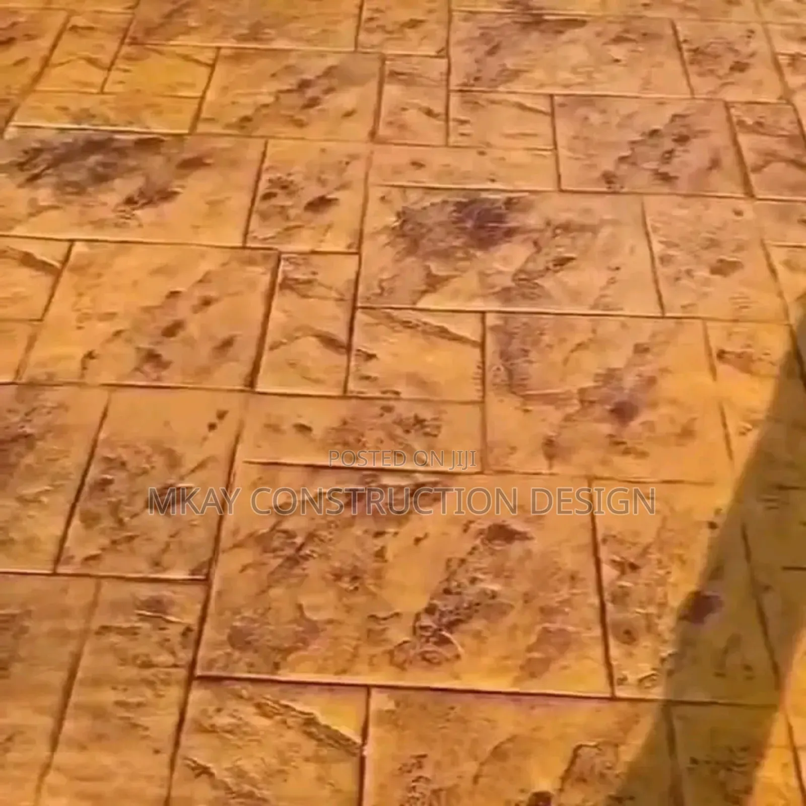 Mkay Designers. Chemical Concrete Stamping