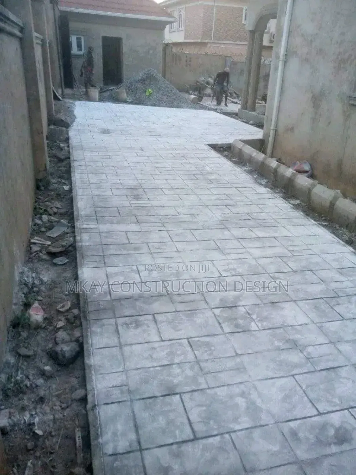 Mkay Designers. Chemical Concrete Stamping