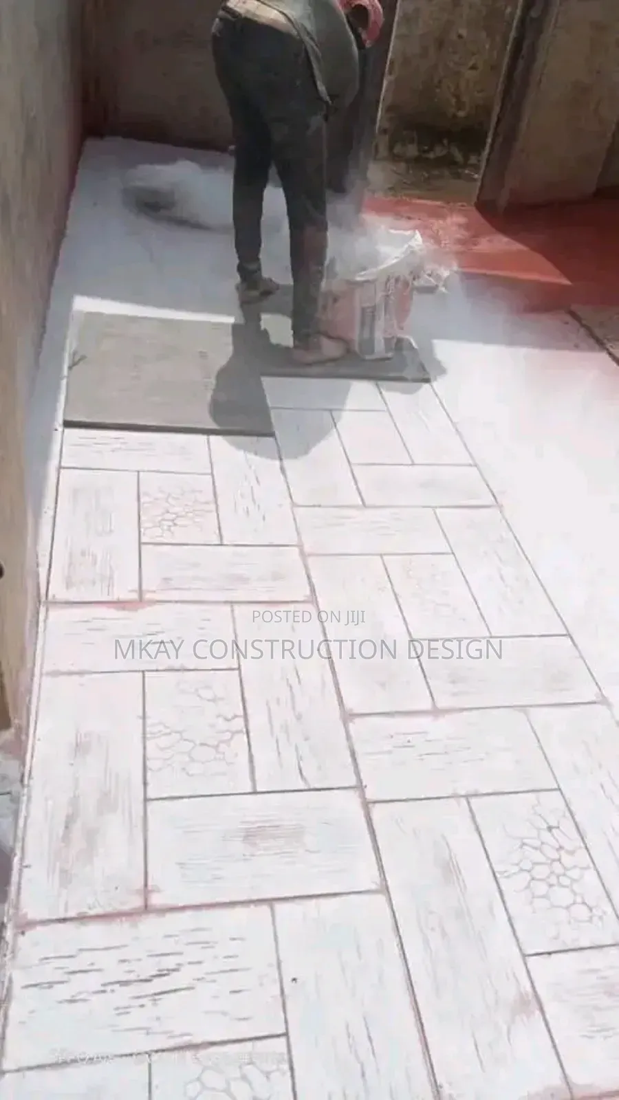 Mkay Designers. Chemical Concrete Stamping