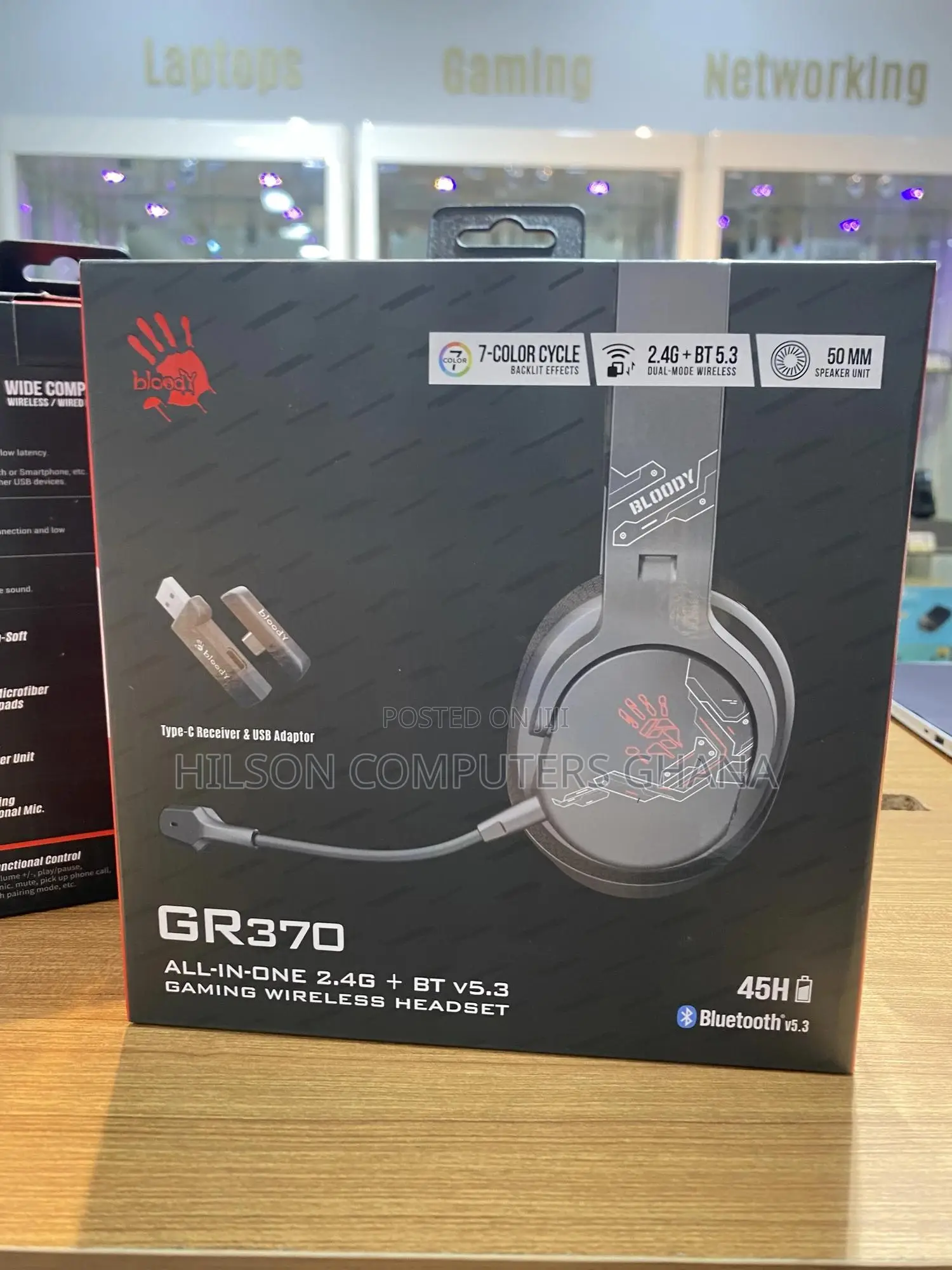 Bloody Gr370 Gaming Wireless Headset