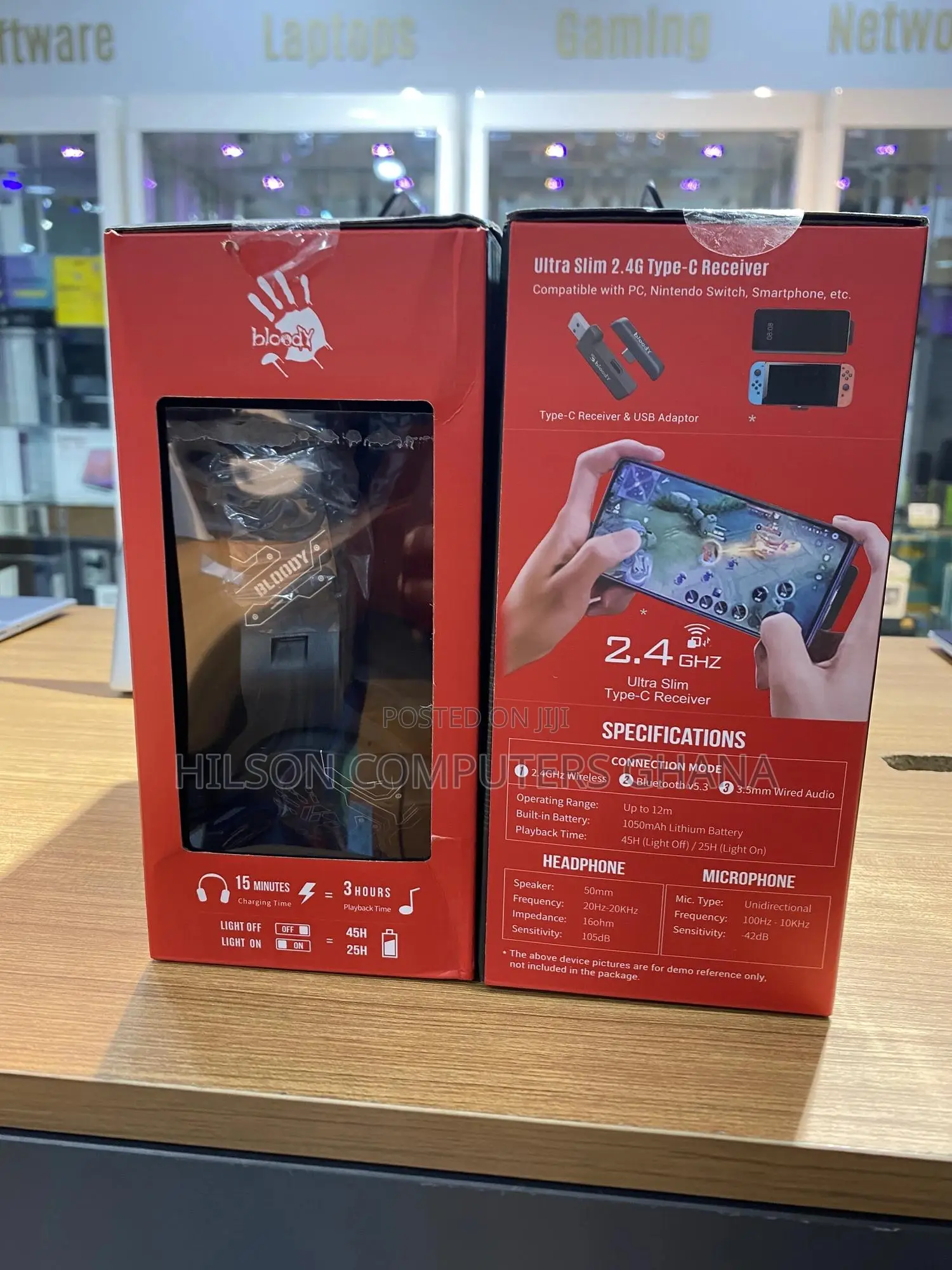 Bloody Gr370 Gaming Wireless Headset