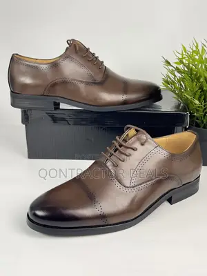 Hugo Boss Men’S Executive Oxford Shoes Brown (41)