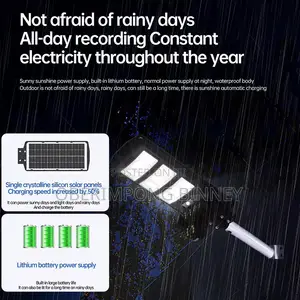 Solar Streetlight With Camera 4g CCTV