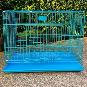 Strong Blue Metallic Dog Cage