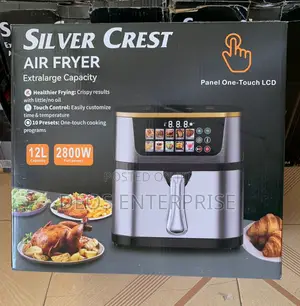 12l Stainless Steel Air Fryer Oven Available