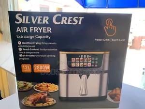 12l Healthy Oil Free Silver Crest Air Fryer