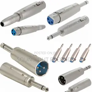1pair Male -female Xlr To 6.5mm Male-female Converters