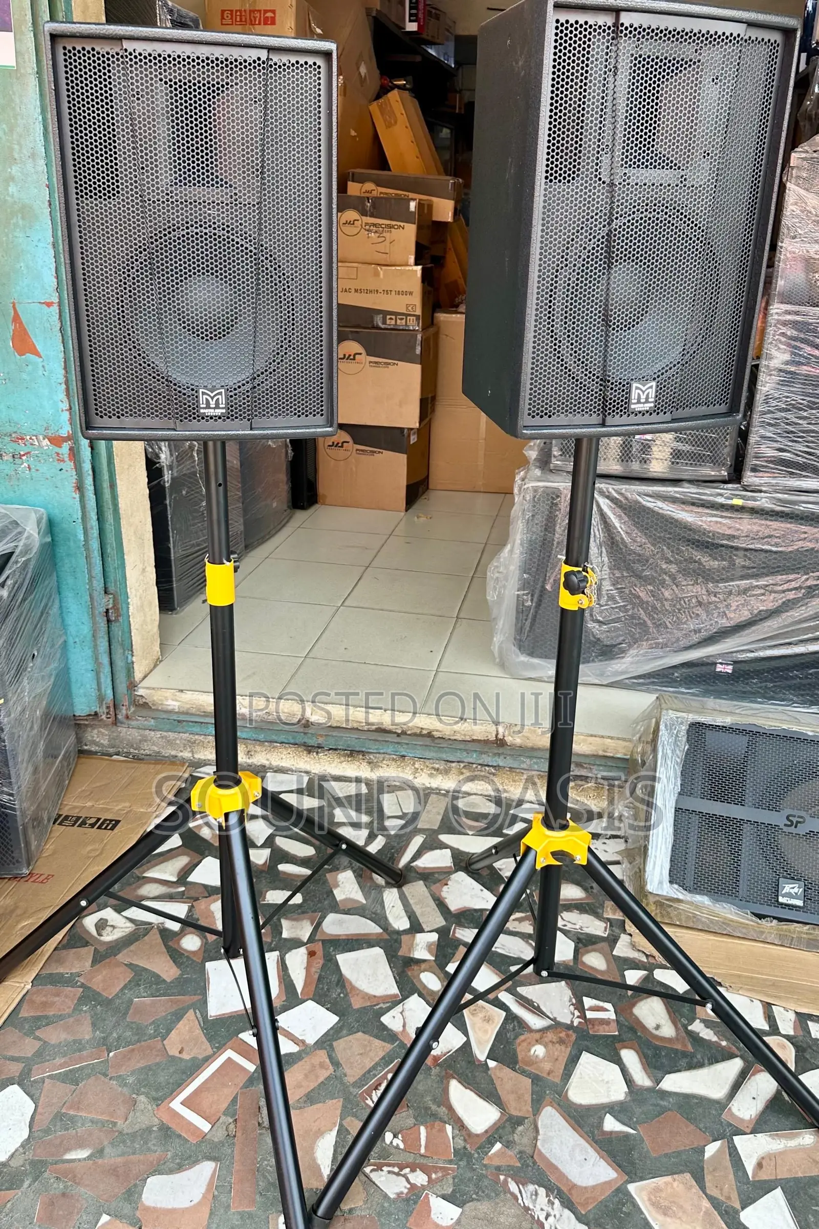 Martin Audio 10" Short Range Speakers Plus Stand