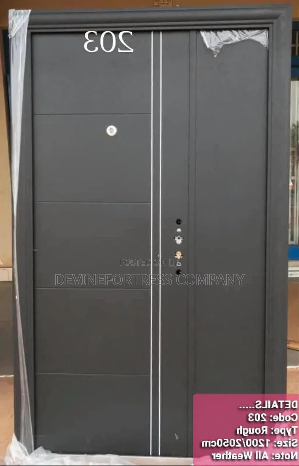 Quality Sed One N Half Black Doors 11⁄2 for All Weather Conditi