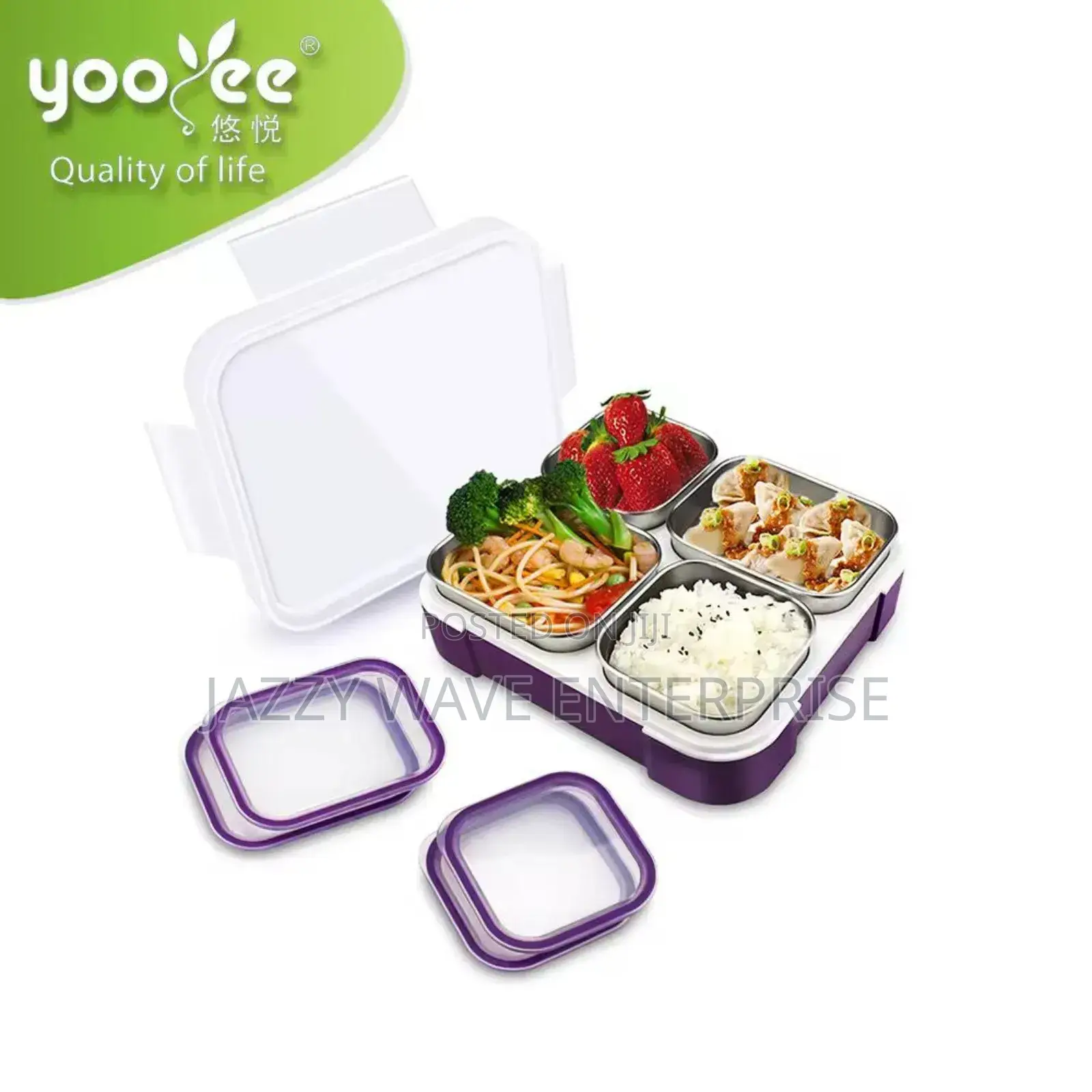 Divided Lunch Bowl Plus Bag