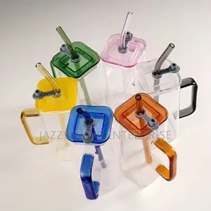 Glass Cup With Lid
