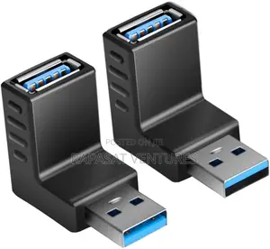 Usb 3.0 Male to Female Adapter 90 Degrees