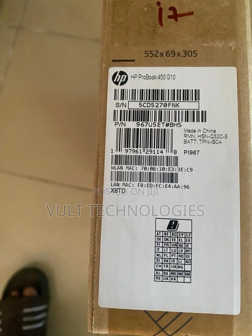 New Laptop HP ProBook 450 8GB Intel Core i7 SSD 512GB