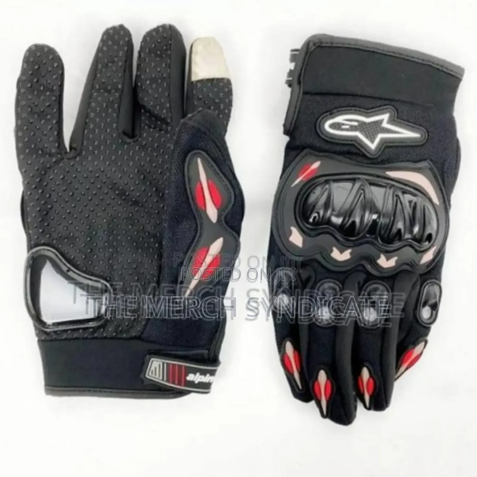 Alpinestars Motorcycle Racing Full Finger Knuckle Touch Screen Gloves