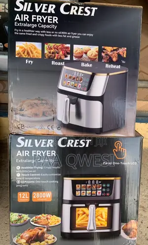 Luxury Silver Crest 12l Air Fryer Oven (2800w)