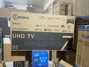 Sigma 65”Smart Satellite Uhd 4k Clear View Tv