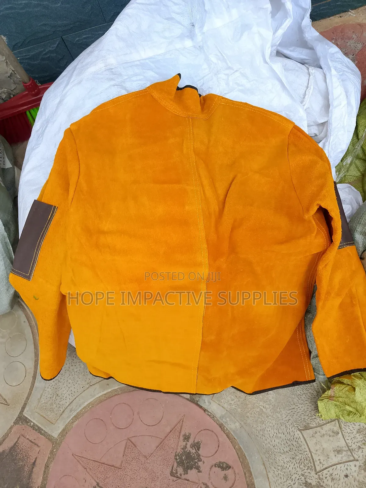 Welding Jacket - Quality Leather.(Heavy Duty)