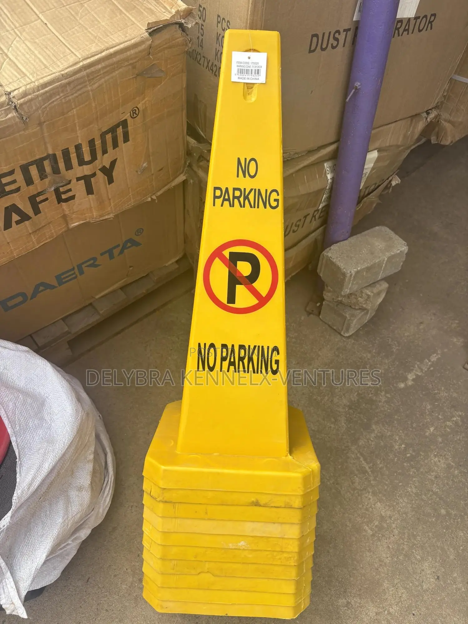 No Parking Sign Cone