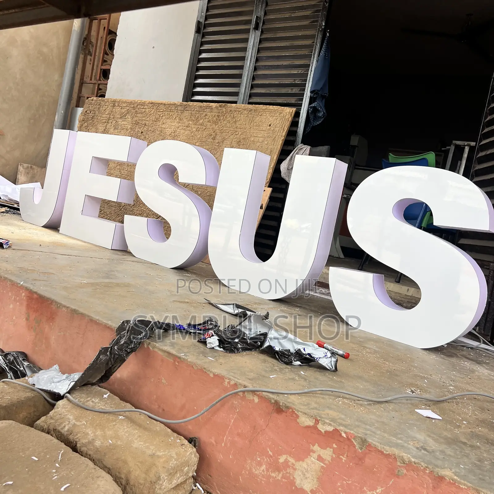 Jesus 3d Letters