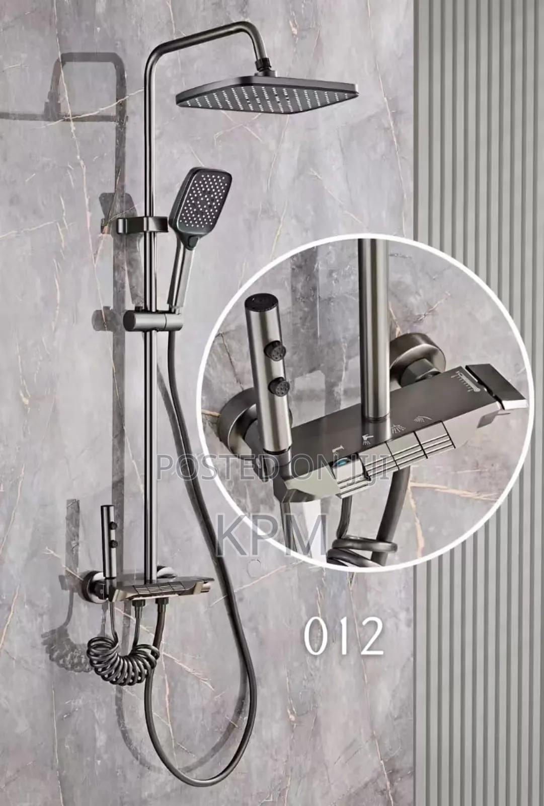 4 In 1 Piano Wall Mount Shower System