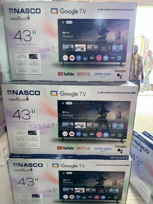 Nasco 43 Inch Google Smart Android Tv  (Nas-b43bfl-g)